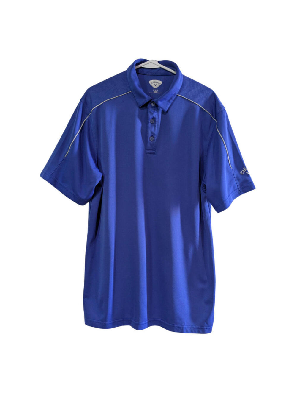 Callaway Men's Golf Polo Shirt, Blue, Size XL